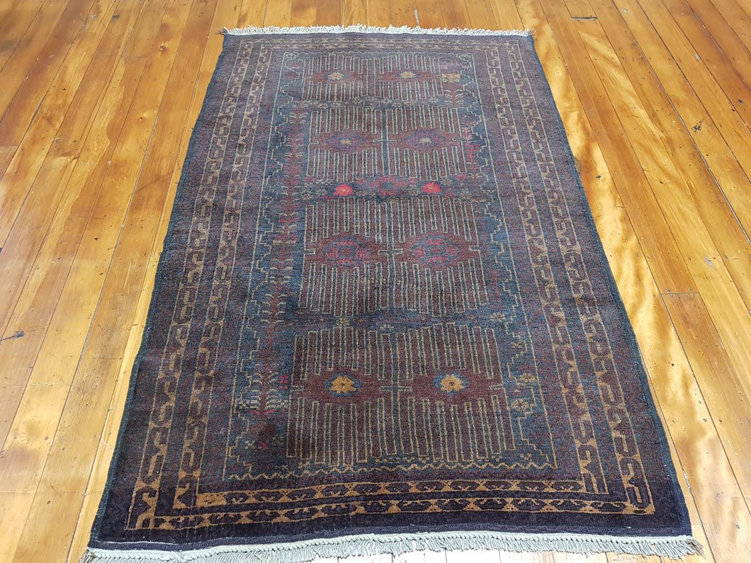 Hand knotted wool Rug 7675 182 x 119 cm Afghanistan