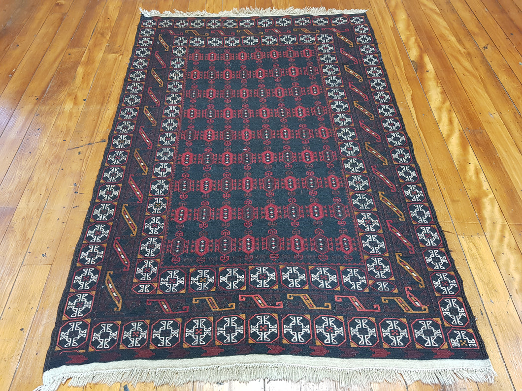 Hand knotted wool Rug 7848 size 200 x 129 cm Afghanistan
