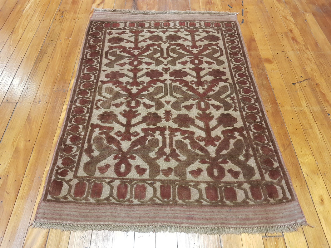 Hand knotted wool Rug 1122 size 200 x 100 cm approx Afghanistan