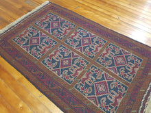 Load image into Gallery viewer, Hand knotted wool rug 200124 size 200 x 124  cm Afghanistan