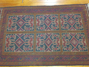 Hand knotted wool rug 200124 size 200 x 124  cm Afghanistan