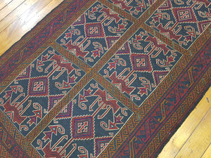 Hand knotted wool rug 200124 size 200 x 124  cm Afghanistan