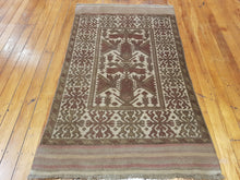 Load image into Gallery viewer, Hand knotted wool Rug 1143 size 193 x 114 cm Afghanistan