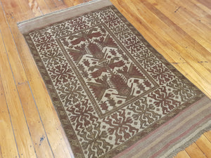 Hand knotted wool Rug 1143 size 193 x 114 cm Afghanistan