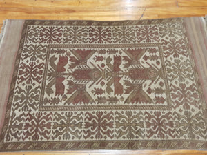 Hand knotted wool Rug 1143 size 193 x 114 cm Afghanistan