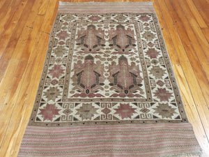 Hand knotted wool Rug 1147 size 200 x 100 cm Afghanistan