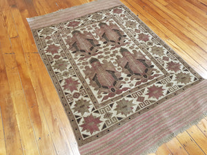Hand knotted wool Rug 1147 size 200 x 100 cm Afghanistan