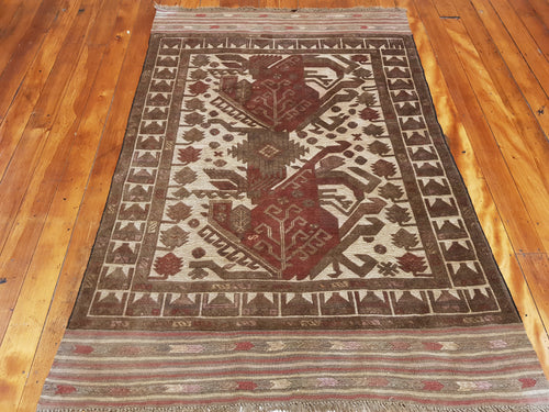 Hand knotted wool Rug 1135 size 200 x 100 cm Afghanistan