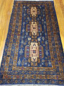 Hand knotted wool Rug 7677 size 200 x 100 cm Afghanistan