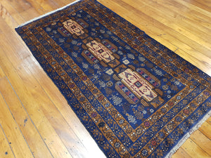 Hand knotted wool Rug 7677 size 200 x 100 cm Afghanistan