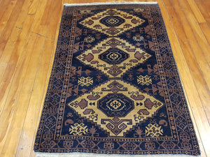 Hand Knotted Wool Rug Balouch BAL 7927 size 182 x 120 cm
