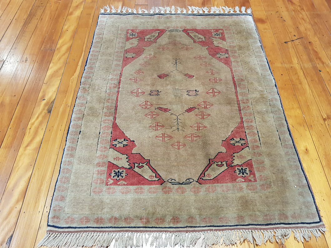 Hand knotted wool Rug 160107 size 160 x 107 cm Turkey