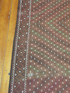 Hand knotted wool Kelim Rug  254 x 157 CM size 247 x 147 cm Afghanistan