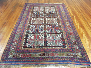 Hand knotted wool Rug 7696 size  278 x 177 cm Afghanistan