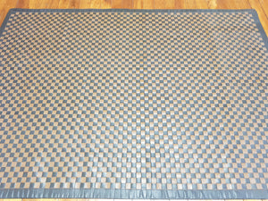 100% leather Rug Basket weave size 160 x 230 cm India