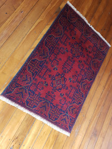 Hand knotted wool Rug 25 size 119 x 77 cm Afghanistan