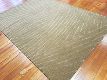 Load image into Gallery viewer, 100% wool rug Peel 2 Green size 200 x 290 cm