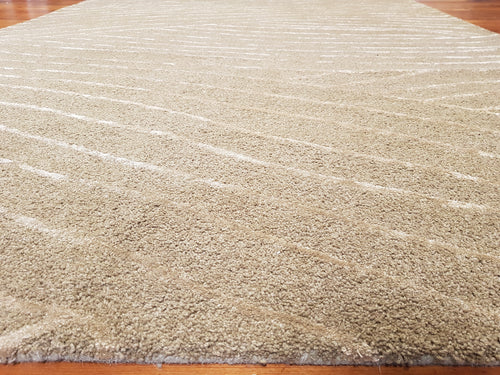 100% wool rug Peel 2 Green size 200 x 290 cm