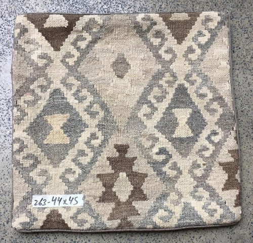 Hand knotted Cushion cover 263 size 44 x 45 cm Afghanistan