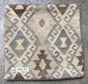 Hand knotted Cushion cover 263 size 44 x 45 cm Afghanistan