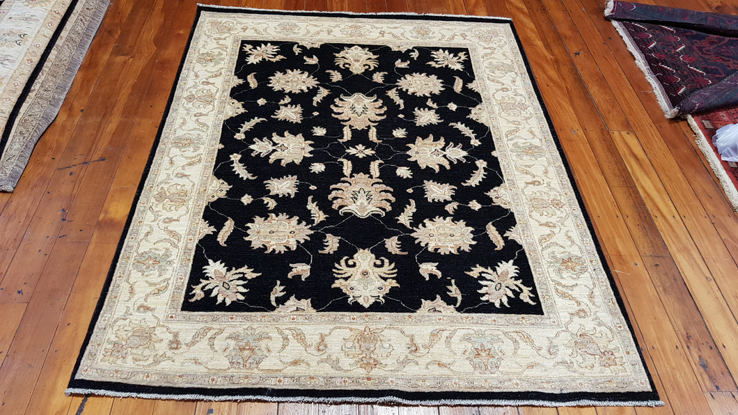 Hand knotted wool Rug 191151 size 191 x 151 cm Afghanistan