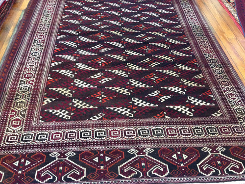 Hand knotted wool Rug 772 size 343 x 194 cm Afghanistan
