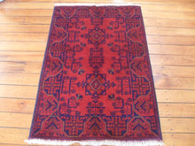 Load image into Gallery viewer, Hand knotted wool Rug 25 size 119 x 77 cm Afghanistan