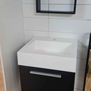 wall hung vanity basin 500x550mm