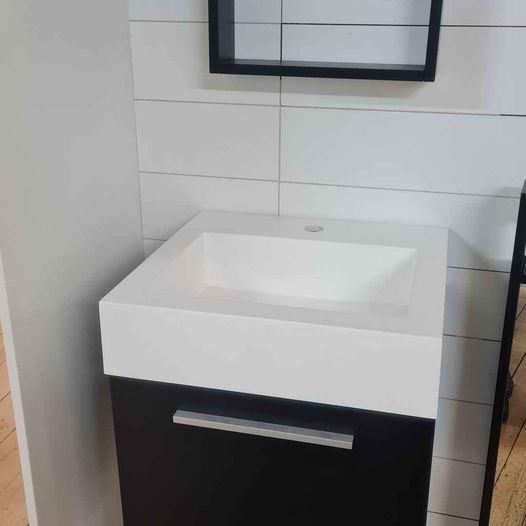 wall hung vanity basin 500x550mm